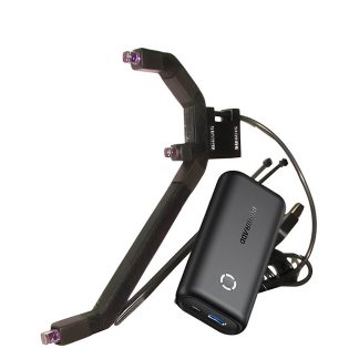 Wireless TrackIR alternative head tracker clip with 3ft cable and power bank